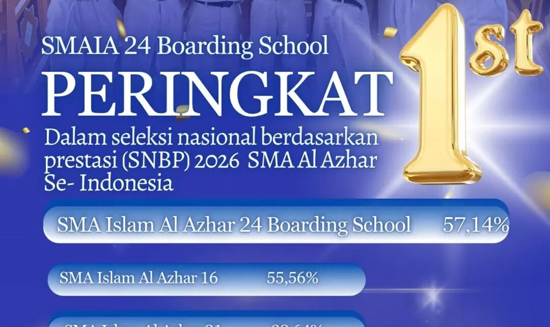 SMA Al Azhar 24 Boarding Peringkat 1 SNBP 2026